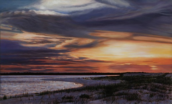 "Coastal Sunset" Giclee on paper by Adrian Deckbar