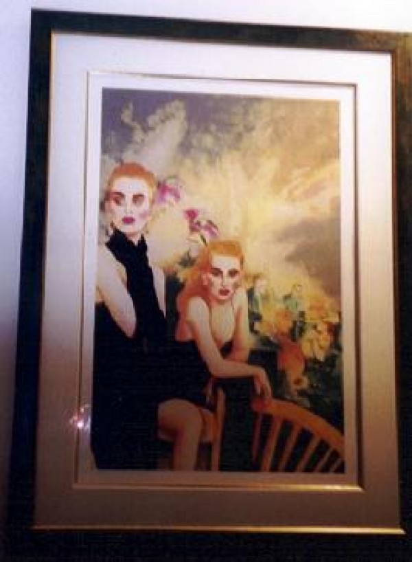 "Bradley's" Framed Serigraph by Joanna Zjawinska