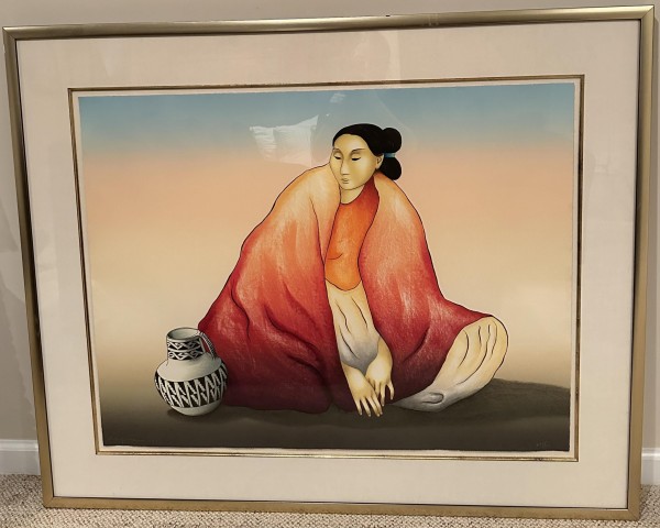 "Lucia" RC Gorman Original Lithograph on paper