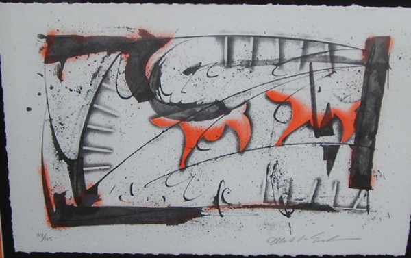 "If Dogs Run Free" Lithograph by Mark Erickson