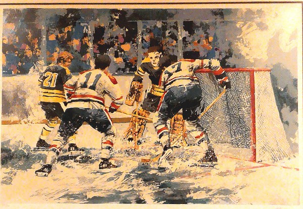 "Flying Ice" Serigraph by Wayland Moore