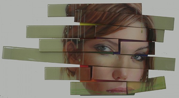 "Olive" Oil on wood panel, High gloss finish/varnish, Acrylic by Yury Darashkevich