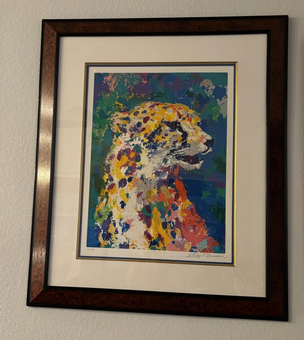 Portrait of a Cheetah by LeRoy Neiman