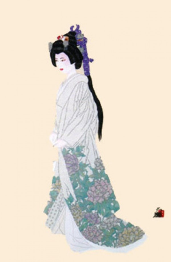 "Hanayome Purity" Mixed Media graphic by Hisashi Otsuka