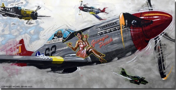 "Georgia Peach" Limited Edition Giclee on Paper, Canvas or Aluminum by Michael Bryan