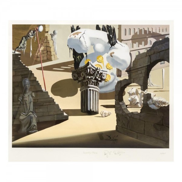 "Destino #73" Serigraph on Wove Paper by Salvador Dali, signed by Roy Disney