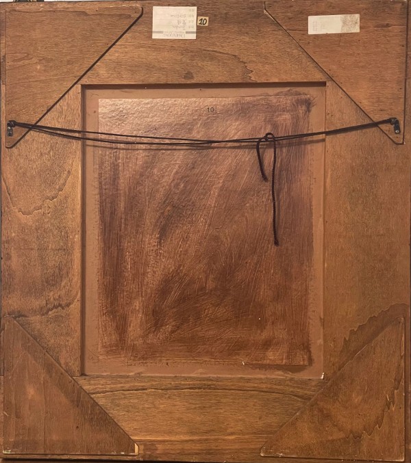 Untitled III original Egg and Oil Tempura on Canvas by Janda Zdenik