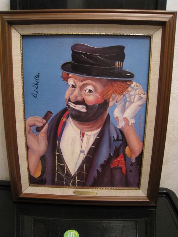"The Philosopher" Framed Serigraph by Red Skelton