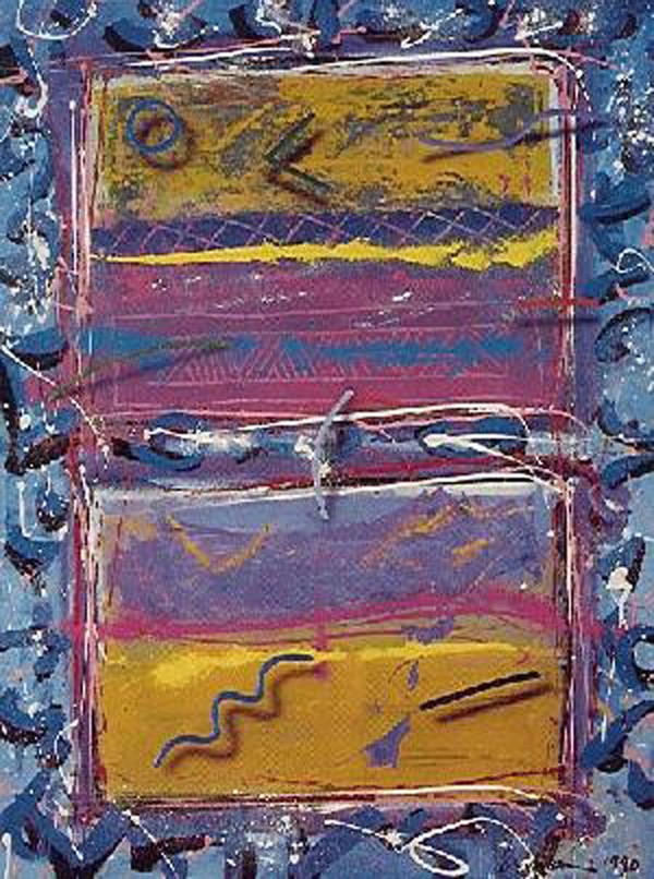 "Blues For Windows" Serigraph by Mark Erickson