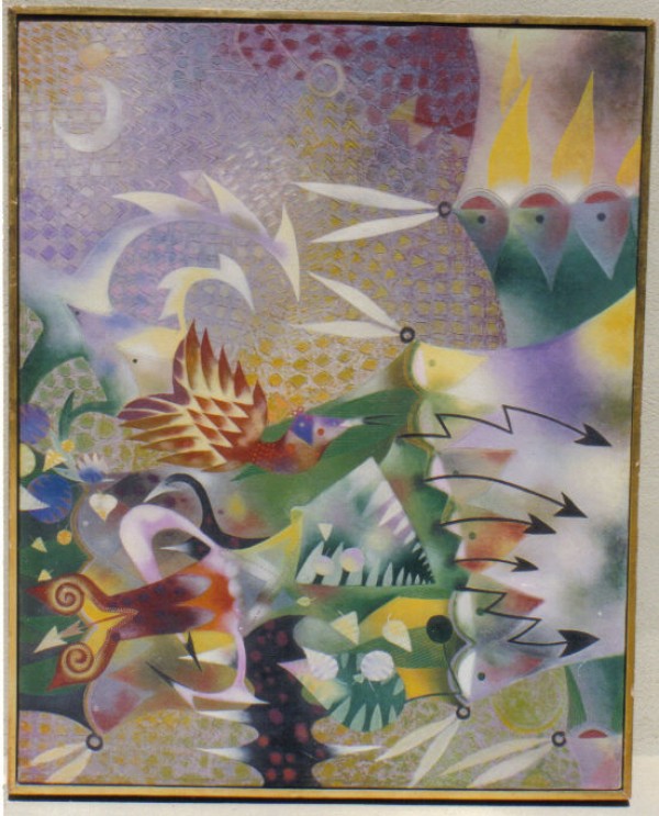 "Untitled" Original Oil/Canvas by Leonel Maciel