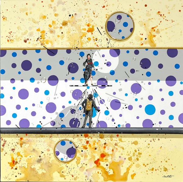 "Looking Good" hand-signed archival pigment print on canvas by Philippe Bertho