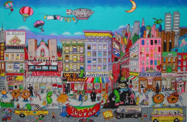 Fishes to Kanishes 3D pop-up Serigraph by Charles Fazzino