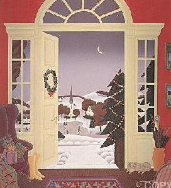 "ChristmascEve" Serigraph by Thomas McKnight