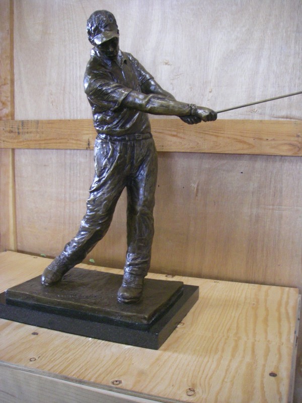 "Double Eagle" Bronze Sculpture by Laran Ghiglieri