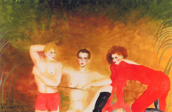 "Private Dancer" Original Watercolor by Joanna Zjawinska