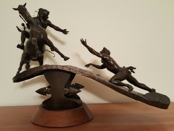 "Brother" Bronze Sculpture by Bud Boller