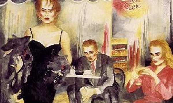 "Cafe Reggio" Serigraph by Joanna Zjawinska