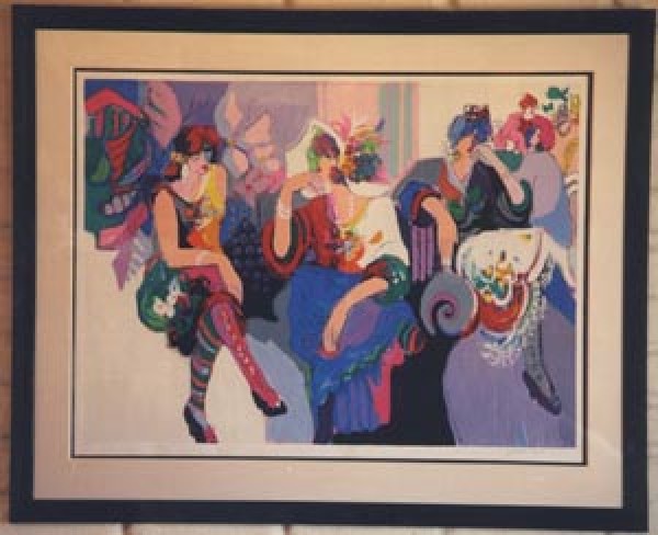 "At The Ball" Serigraph by Isaac Maimon