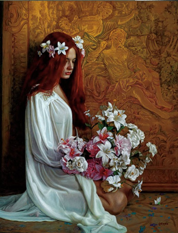 "Grace" Digital Pigment Print on Archival Canvas by Douglas Hofmann