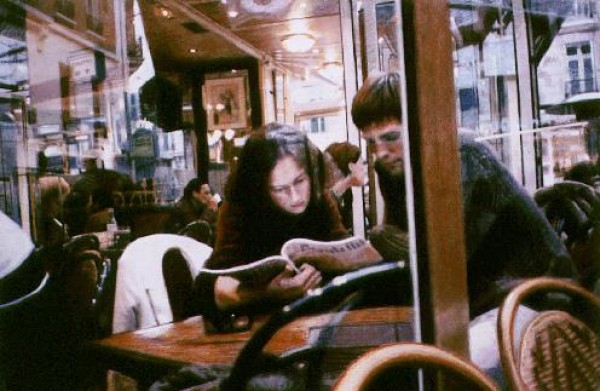 "Reflections Cafe" Pastel/Giclee on Rag Paper by Adrian Deckbar