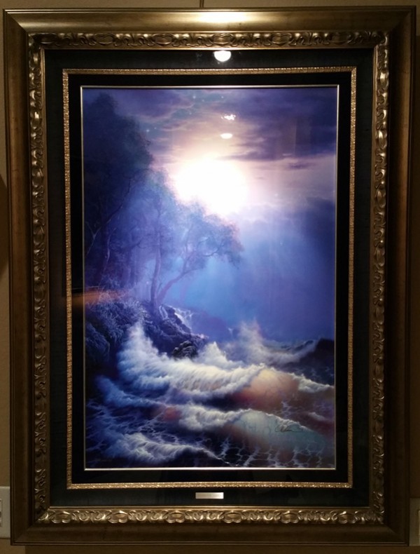 "Seeking The Light" Framed Lassengraph by Christian Riese Lassen