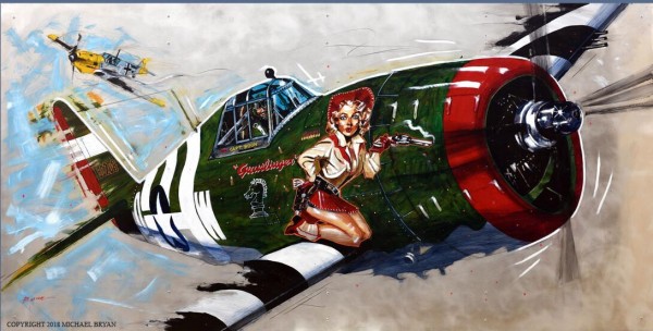 "Gunslinger" Limited Edition Giclee on Paper, Canvas or Aluminum by Michael Bryan