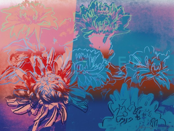 "Kiku 309" Silkscreen by Andy Warhol