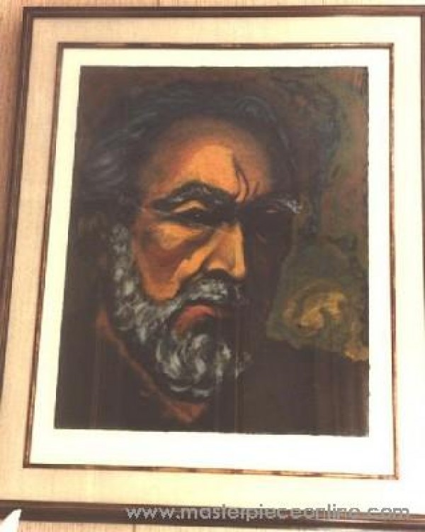 "Zorba" Framed Serigraph by Anthony Quinn