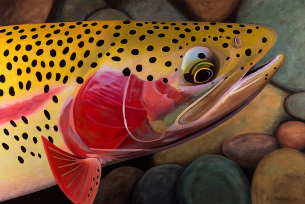 "In The Redds" Giclee on Canvas by AD Maddox