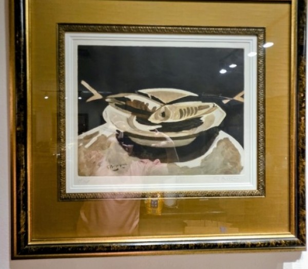 "Poissons, c. 1956" by Georges Braque
