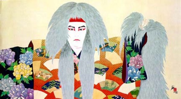 "Lion of Winter" Mixed Media Graphic by Hisashi Otsuka