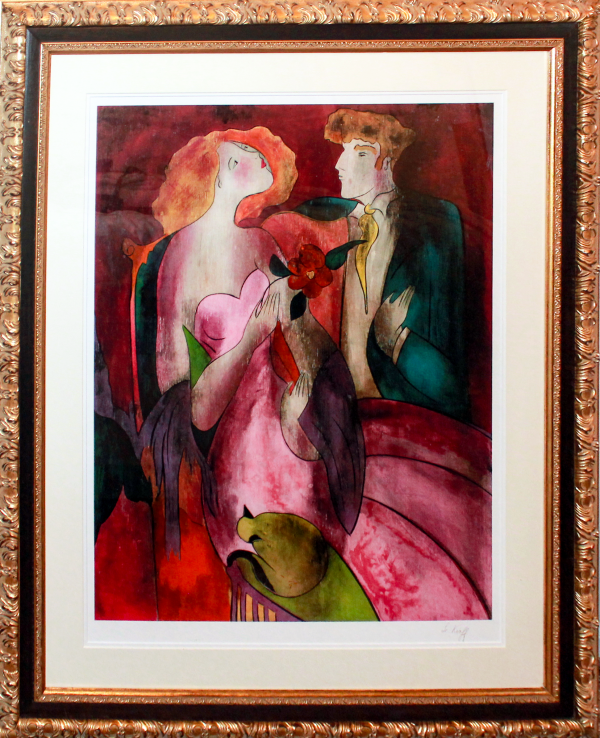Robe du Soir serigraph by Linda LeKinff