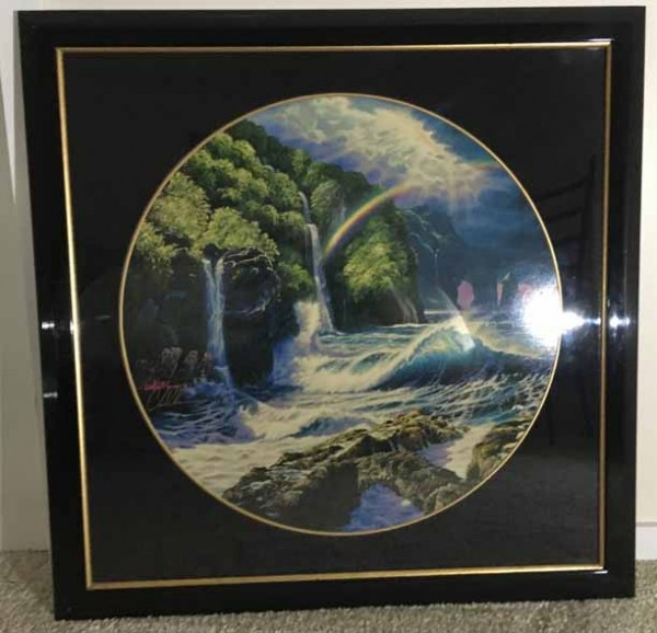 "Falls of Hana" AP Serigraph by Christian Riese Lassen