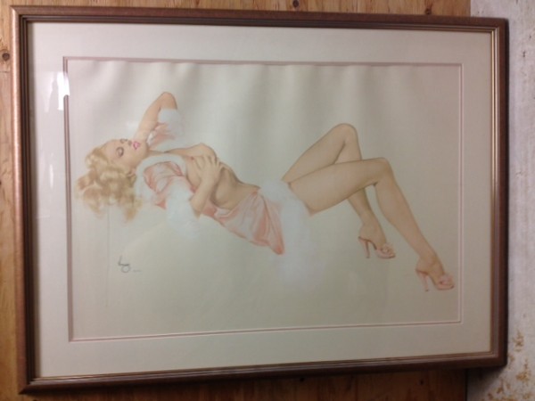 Legacy Nude #1, "Sleeping Beauty" Framed Lithograph/Arches by Alberto Vargas
