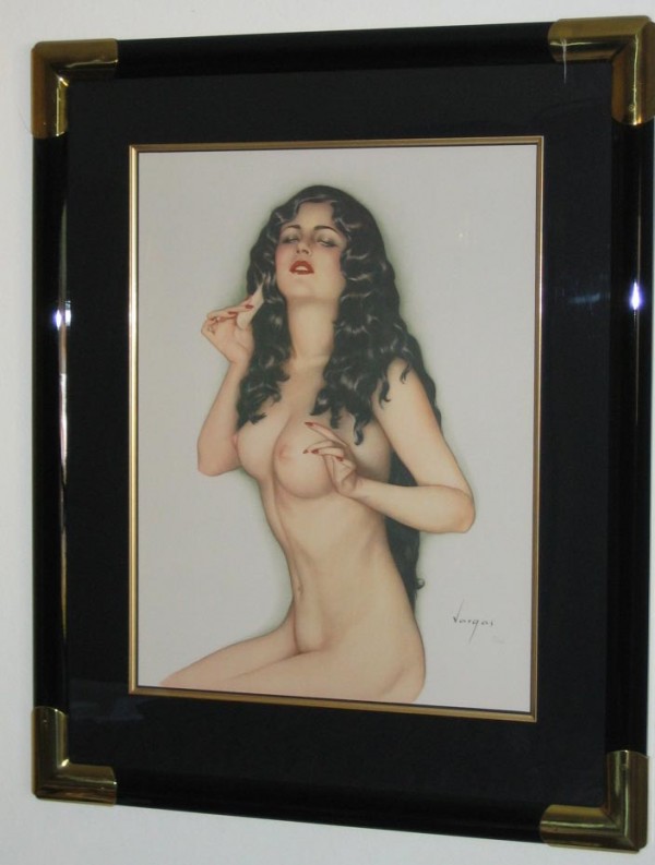 "Broadway Showgirl" Framed Lithograph/ Arches by Alberto Vargas
