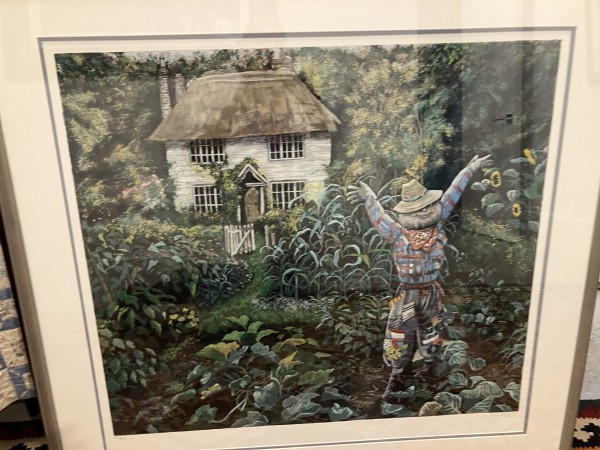 "Grandpa’s House" Serigraph by Susan Rios