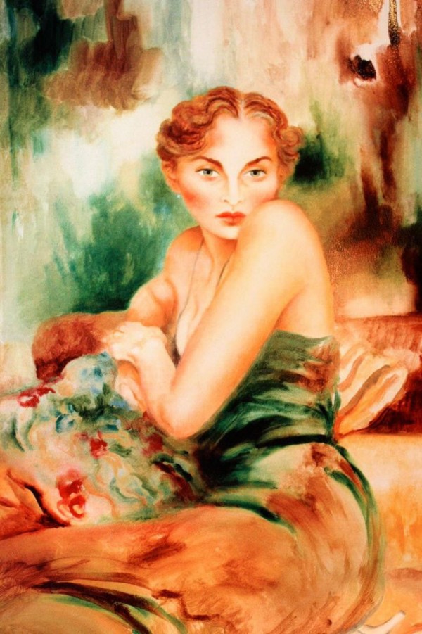 "Odalisque" Serigraph by Joanna Zjawinska