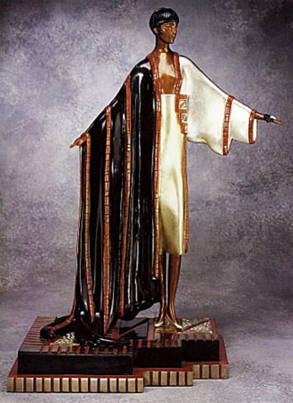 "Michelle" Bronze Sculpture by Erte