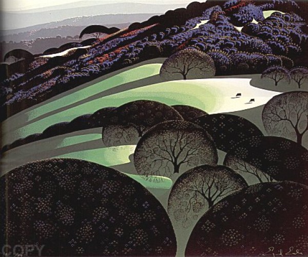 "Spring" Serigraph by Eyvind Earle