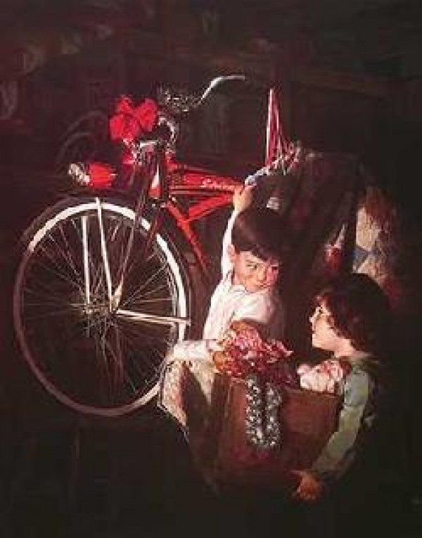 "Christmas Memories" Lithograph by Bob Byerley