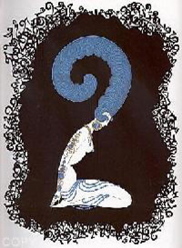 "Numeral 2" an Emboxxed Serigraph from the Erte Numerals Suite