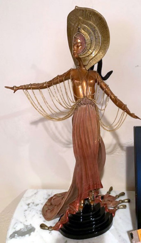 "L'Orientale" a Bronze Sculpture by Erte