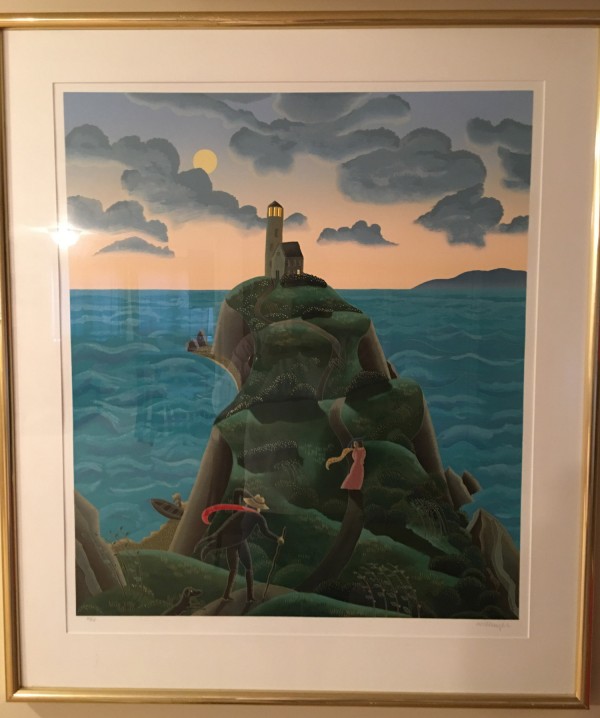 "Lighthouse" Serigraph on Paper by Thomas McKnight