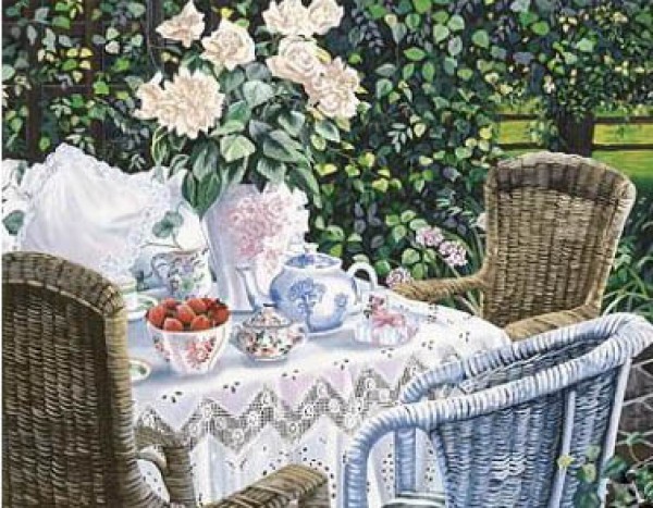 "Our House" Serigraph by Susan Rios