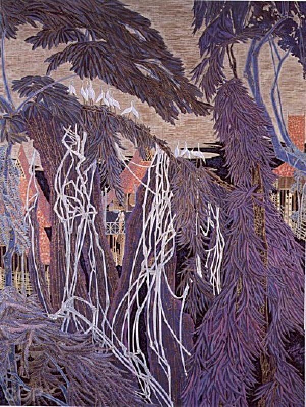 "Mysterious Xishuangbanna" Serigraph on Paper by Shao Kuang Ting