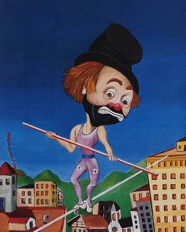 "Above It All" Lithograph by Red Skelton