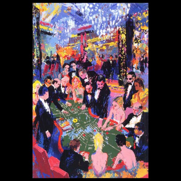 "Baccarrat" Serigraph on Paper by LeRoy Neiman
