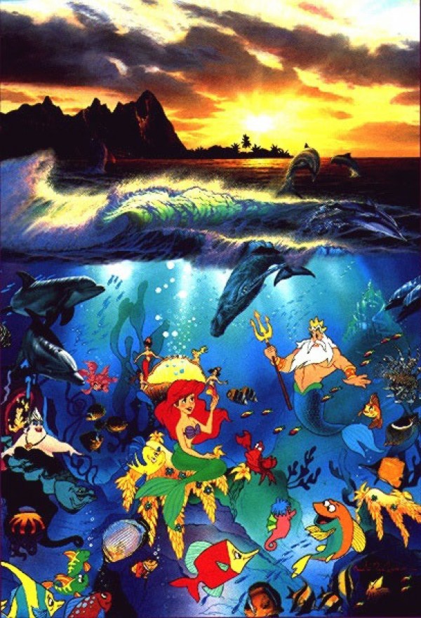 "Under the Sea" Framed Artagraph by Christian Riese Lassen