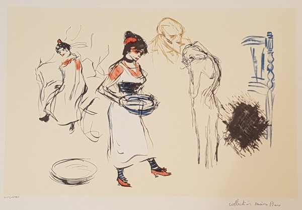 Etude de Personnage Lithograph by Pablo Picasso