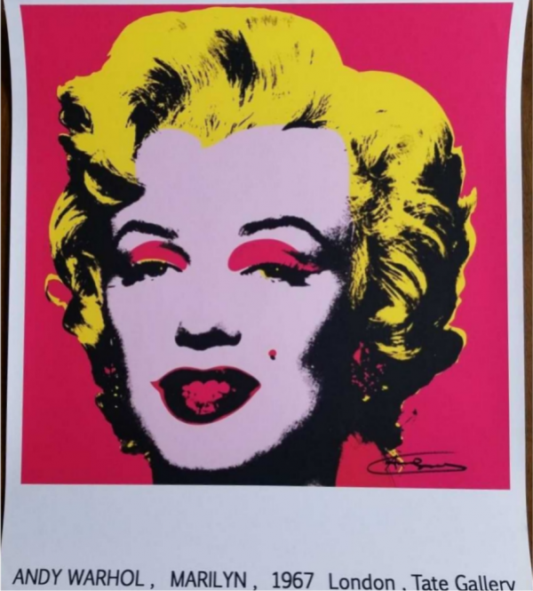 "Marilyn" 1067 Tate Gallery London SIGNED Offset Lithograph
